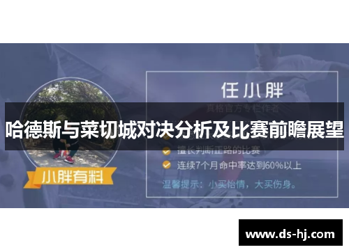 哈德斯与菜切城对决分析及比赛前瞻展望